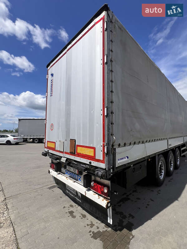 Тентований борт (штора) - напівпричіп Schmitz Cargobull S01 2011 в Тячеві