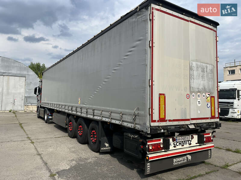 Тентованный борт (штора) - полуприцеп Schmitz Cargobull S01 2013 в 