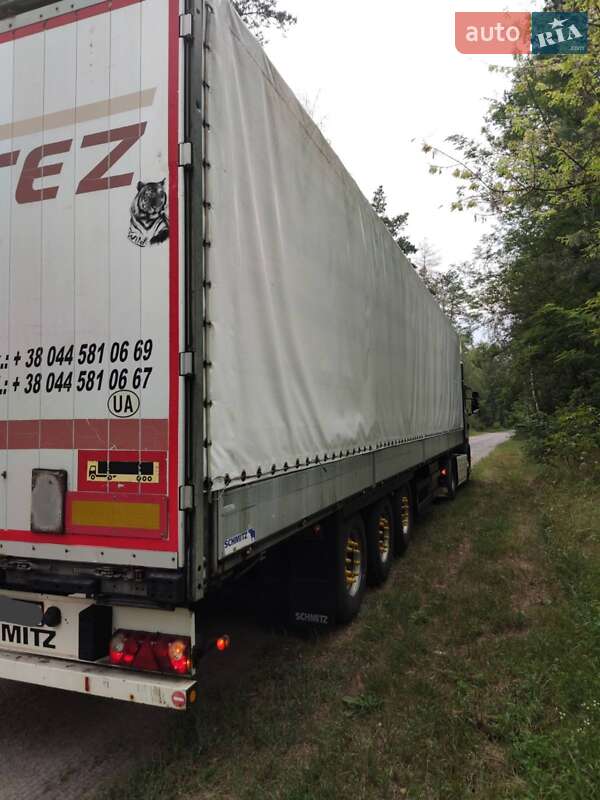 Тентований борт (штора) - напівпричіп Schmitz Cargobull S01 2008 в Києві