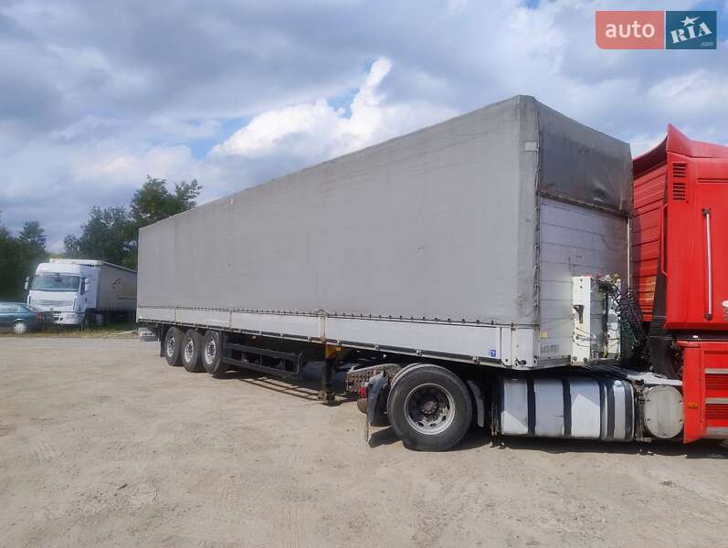 Тентований борт (штора) - напівпричіп Schmitz Cargobull S01 2008 в Чернігові