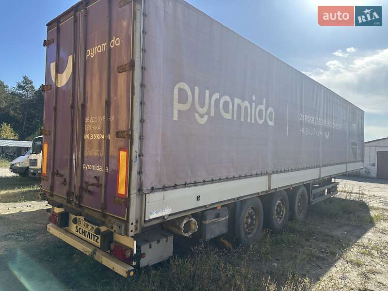 Тентованный борт (штора) - полуприцеп Schmitz Cargobull S01 2007 в Киеве