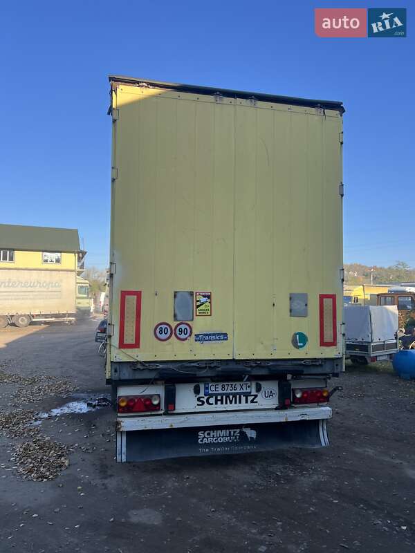 Тентованный борт (штора) - полуприцеп Schmitz Cargobull S01 2008 в Черновцах фото 3 Тентованный борт (штора) - полуприцеп Schmitz Cargobull S01 2008 в Черновцах