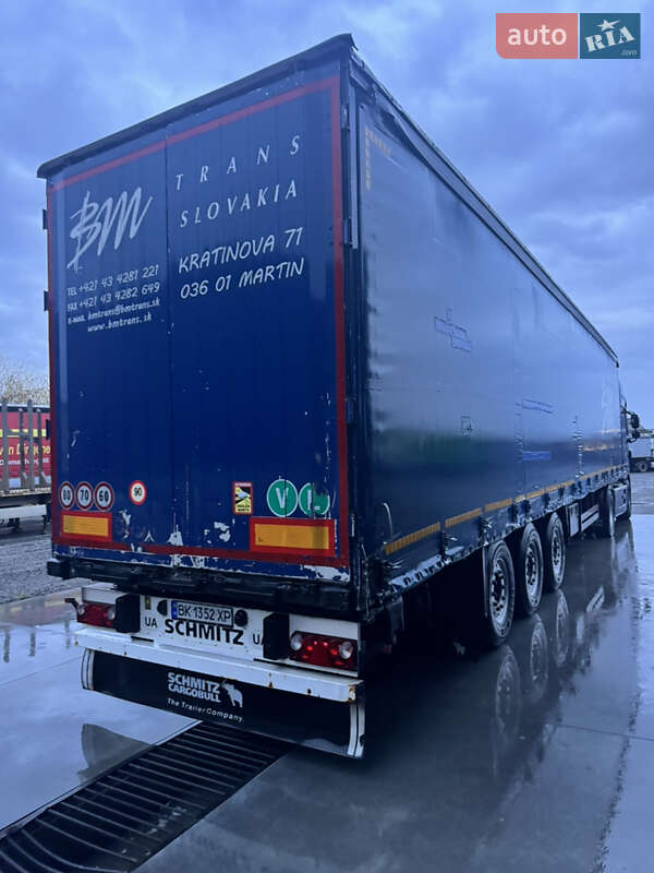 Тентований борт (штора) - напівпричіп Schmitz Cargobull S01 2011 в Рівному