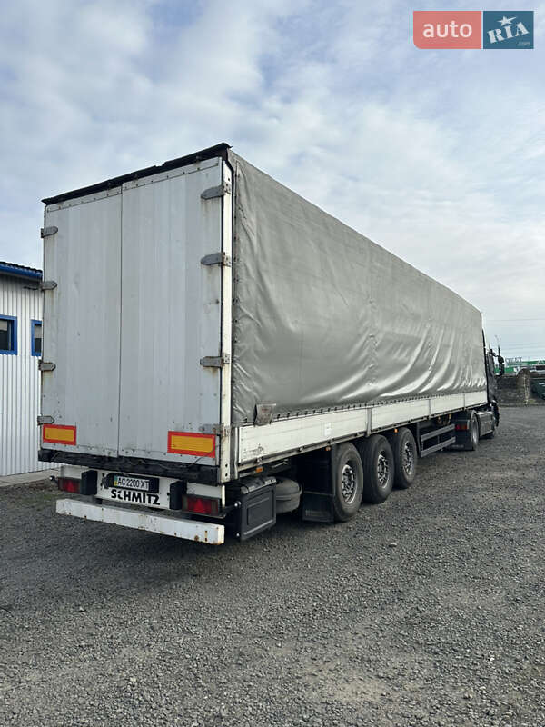 Тентований борт (штора) - напівпричіп Schmitz Cargobull S01 2003 в Луцьку