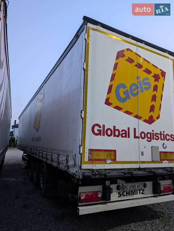 Тентованный борт (штора) - полуприцеп Schmitz Cargobull S01 2012 в Стрые