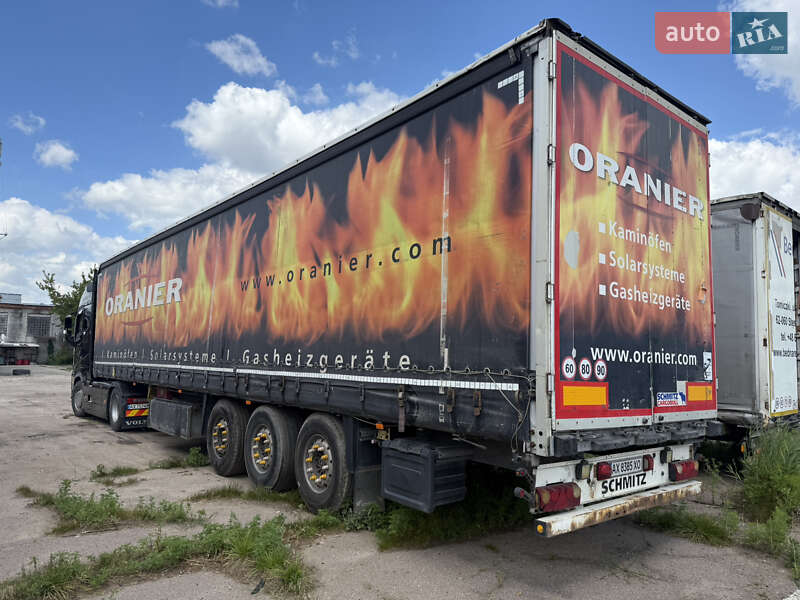 Тентованный борт (штора) - полуприцеп Schmitz Cargobull S01 2007 в Харькове