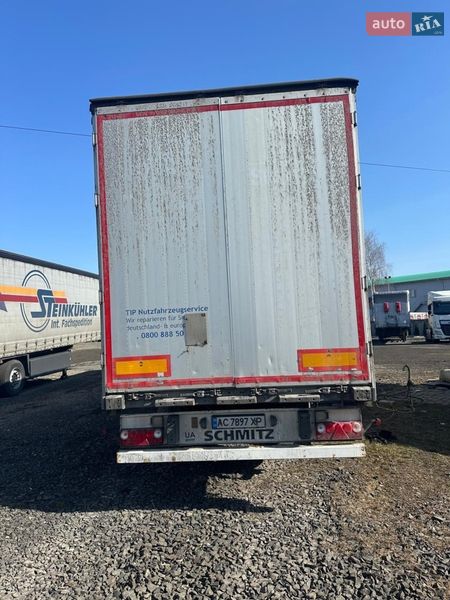 Тентованный борт (штора) - полуприцеп Schmitz Cargobull S01 2008 в Ковеле