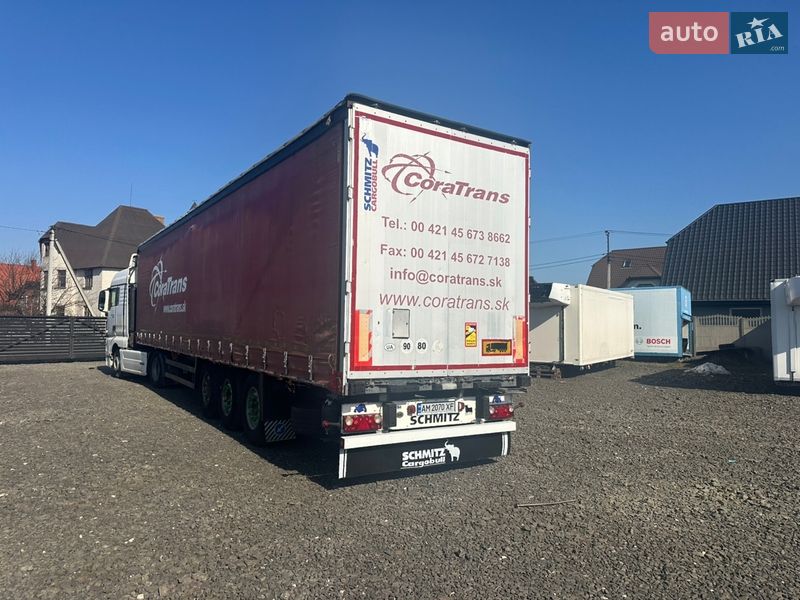 Тентованный борт (штора) - полуприцеп Schmitz Cargobull S01 2007 в Луцке
