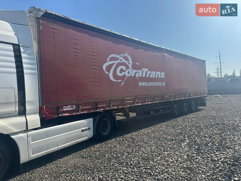 Тентованный борт (штора) - полуприцеп Schmitz Cargobull S01 2007 в Луцке