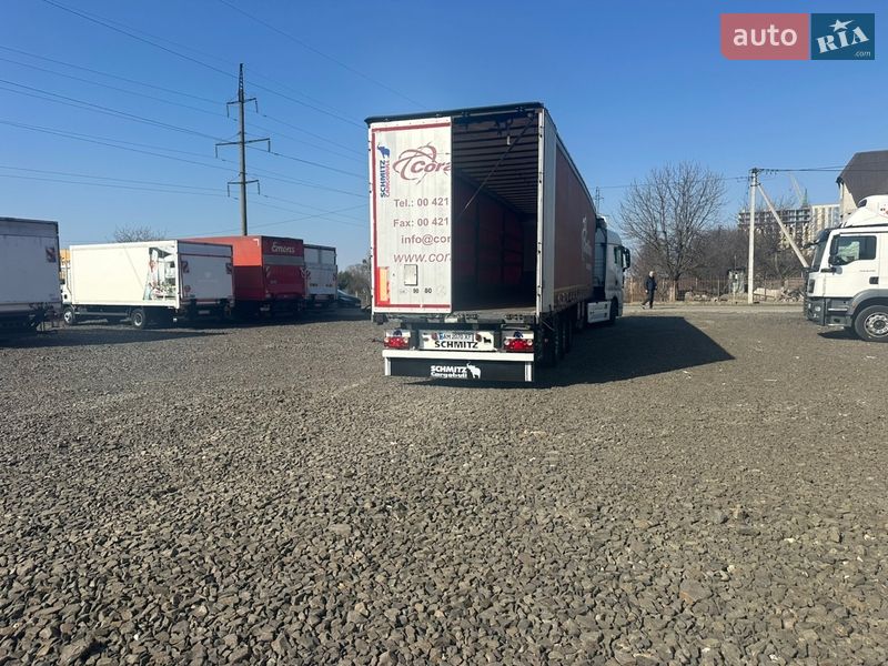 Тентованный борт (штора) - полуприцеп Schmitz Cargobull S01 2007 в Луцке