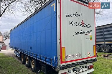 Тентований борт (штора) - напівпричіп Schmitz Cargobull S01 2007 в Дніпрі