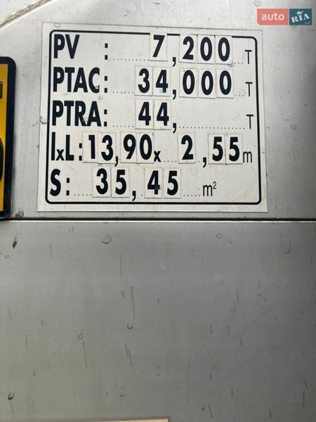 Тентований борт (штора) - напівпричіп Schmitz Cargobull S3 2008 в Львові