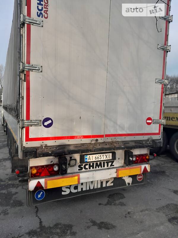 Бортовий напівпричіп Schmitz Cargobull SAF 2002 в Рокитному
