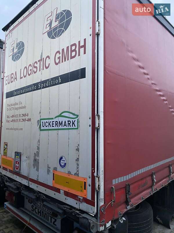 Тентованный борт (штора) - полуприцеп Schmitz Cargobull SAF 2008 в Луцке
