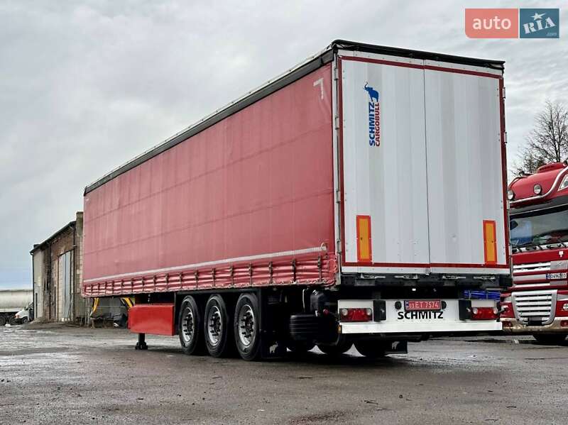 Тентований борт (штора) - напівпричіп Schmitz Cargobull SAF 2012 в Дубні