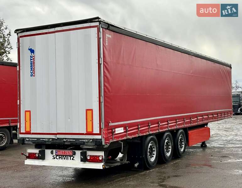 Тентований борт (штора) - напівпричіп Schmitz Cargobull SAF 2012 в Дубні