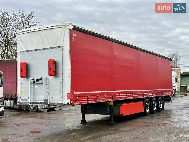 Тентований борт (штора) - напівпричіп Schmitz Cargobull SAF 2012 в Дубні