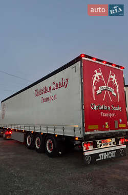 Тентований борт (штора) - напівпричіп Schmitz Cargobull SAF 2016 в 