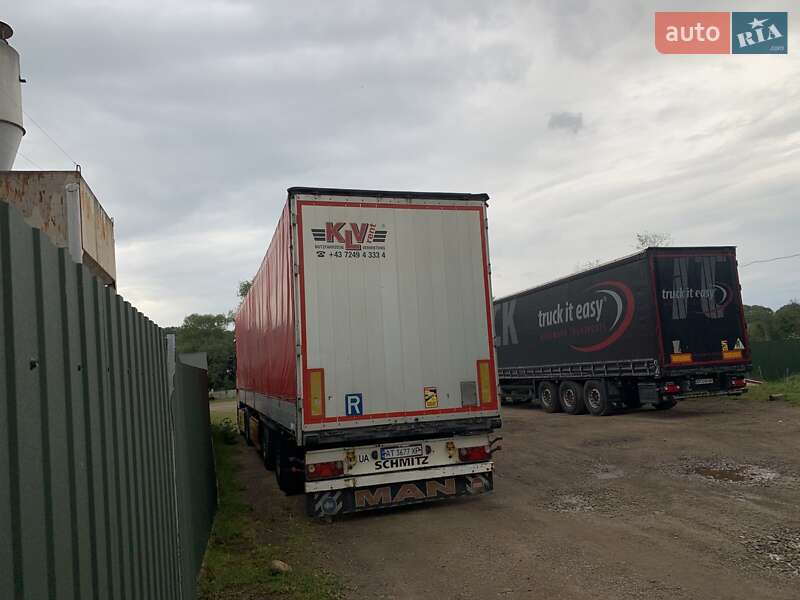 Тентованный борт (штора) - полуприцеп Schmitz Cargobull SAF 2008 в Рожнятове