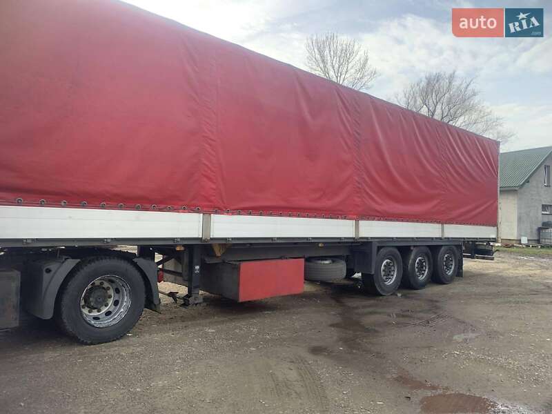 Тентованный борт (штора) - полуприцеп Schmitz Cargobull SAF 2008 в Рожнятове