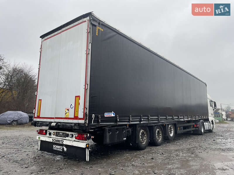 Тентований борт (штора) - напівпричіп Schmitz Cargobull SAF 2015 в Вінниці