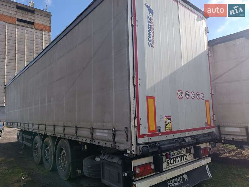 Тентованный борт (штора) - прицеп Schmitz Cargobull SAF 2012 в Ужгороде