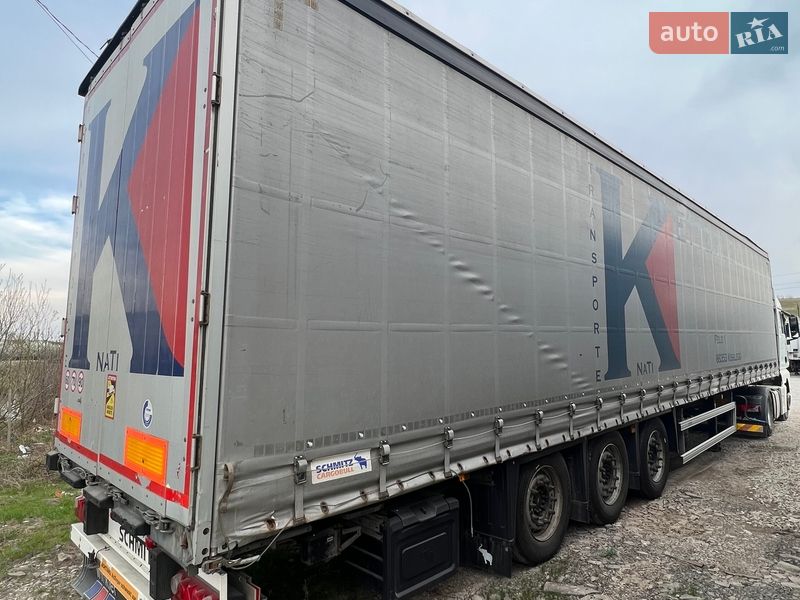 Тентованный борт (штора) - полуприцеп Schmitz Cargobull SAF 2013 в Ужгороде