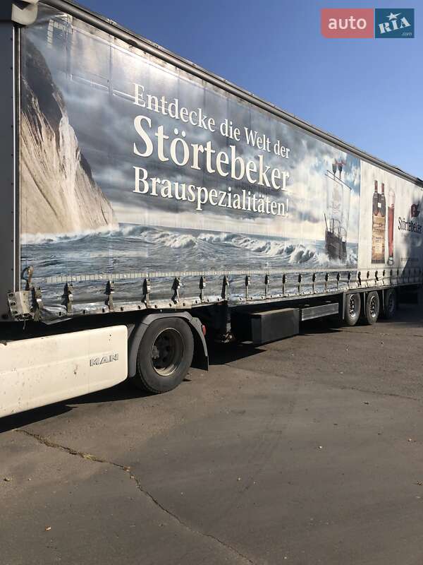 Тентований борт (штора) - напівпричіп Schmitz Cargobull SCB S3B 2016 в Рівному