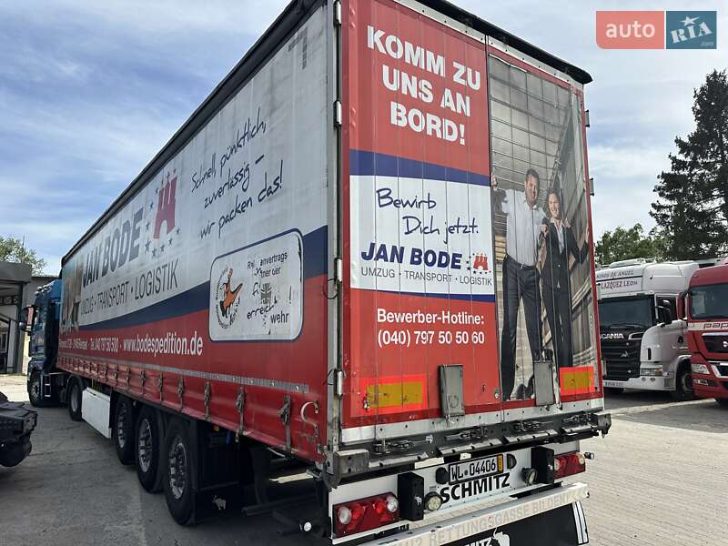 Тентований борт (штора) - напівпричіп Schmitz Cargobull SCB S3T 2016 в Калуші