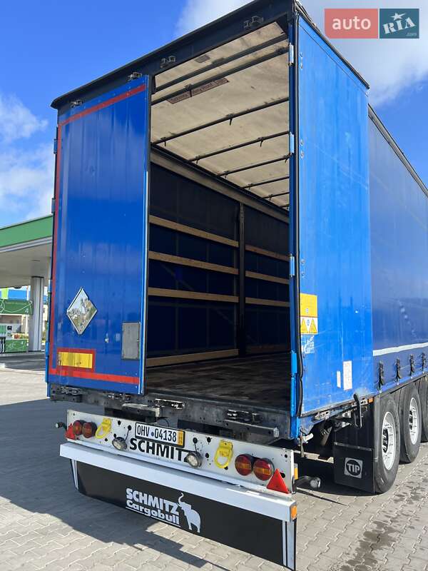 Тентованный борт (штора) - полуприцеп Schmitz Cargobull SCB S3T 2014 в 