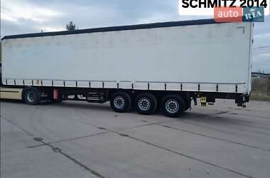 Тентований борт (штора) - напівпричіп Schmitz Cargobull SCB S3T 2014 в 