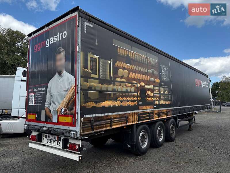 Тентований борт (штора) - напівпричіп Schmitz Cargobull SCB S3T 2016 в Ковелі