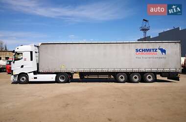 Тентований борт (штора) - напівпричіп Schmitz Cargobull SCB S3T 2013 в 