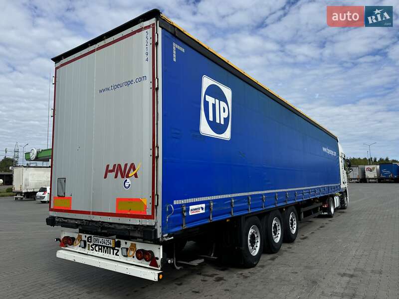 Тентованный борт (штора) - полуприцеп Schmitz Cargobull SCB S3T 2014 в 