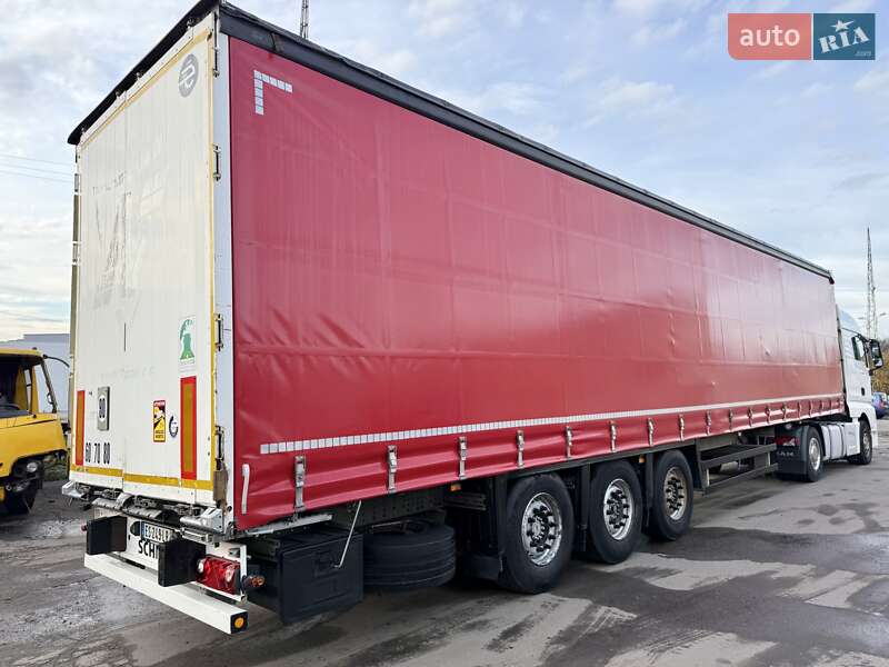Тентований борт (штора) - напівпричіп Schmitz Cargobull SCB S3T 2017 в Рівному
