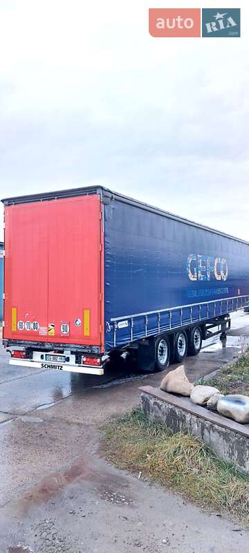 Тентований борт (штора) - напівпричіп Schmitz Cargobull SCB S3T 2012 в Надвірній