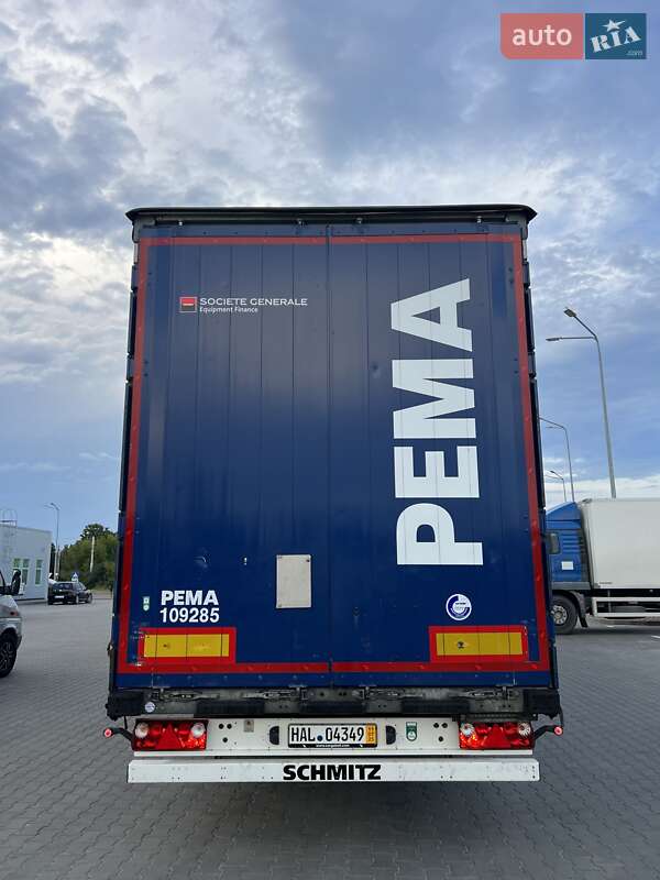 Тентований борт (штора) - напівпричіп Schmitz Cargobull SCB S3T 2017 в Луцьку