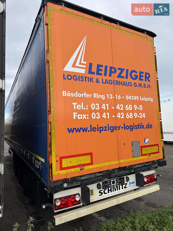 Тентованный борт (штора) - полуприцеп Schmitz Cargobull SCB S3T 2017 в Хусте