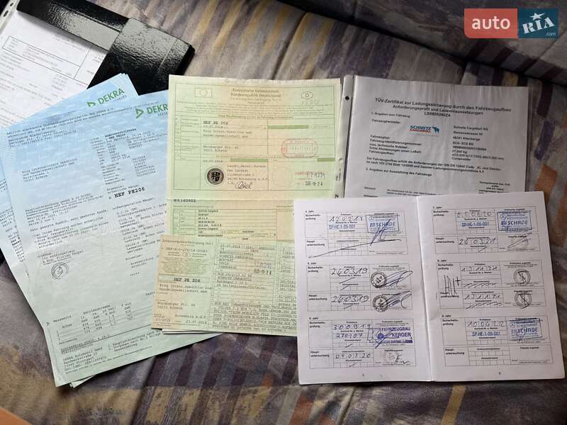 Тентованный борт (штора) - полуприцеп Schmitz Cargobull SCB S3T 2014 в Виннице