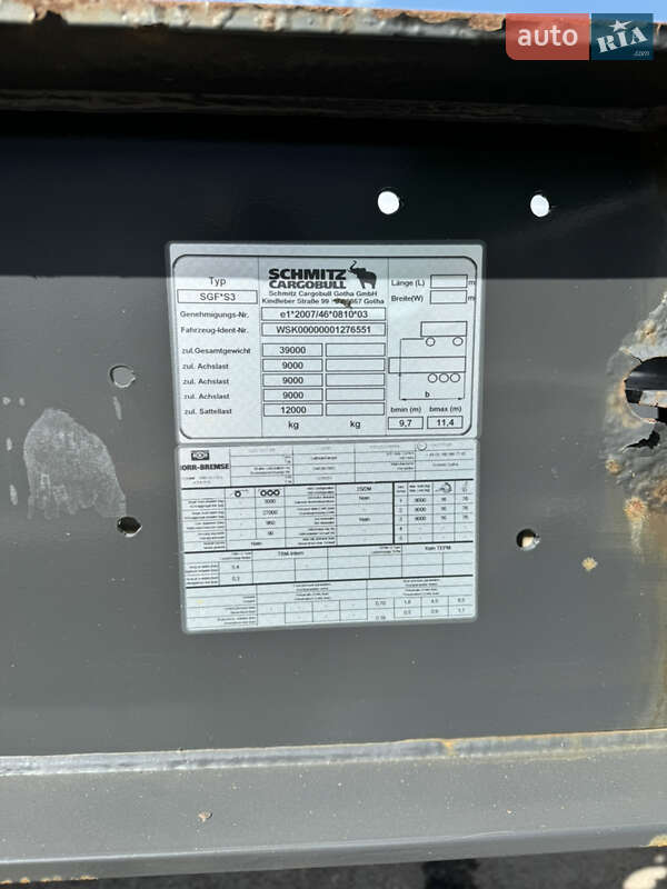 Контейнеровоз напівпричіп Schmitz Cargobull SCF 2013 в Одесі фото 15 Контейнеровоз напівпричіп Schmitz Cargobull SCF 2013 в Одесі