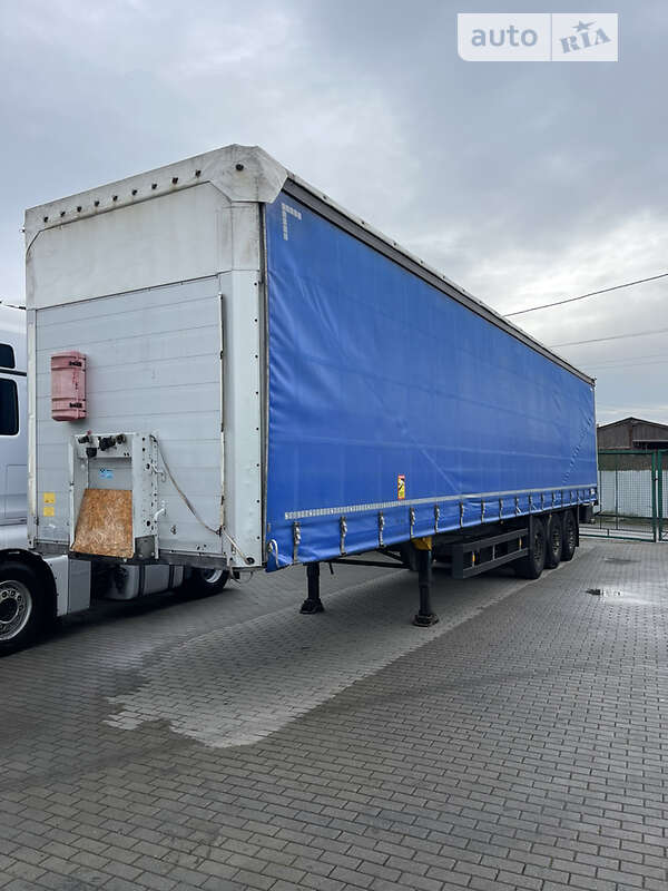 Тентований борт (штора) - напівпричіп Schmitz Cargobull SCS 24/L 2012 в Хусті