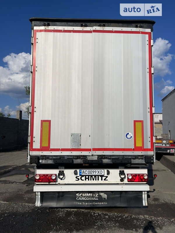 Тентований борт (штора) - напівпричіп Schmitz Cargobull SCS 24/L 2011 в Луцьку