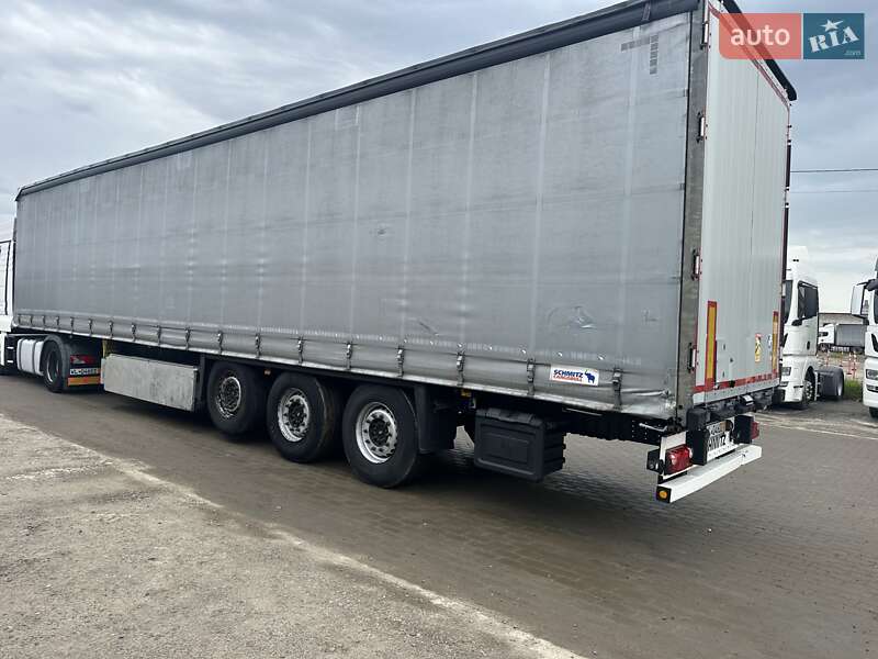 Тентованный борт (штора) - полуприцеп Schmitz Cargobull SCS 24/L 2016 в Калуше