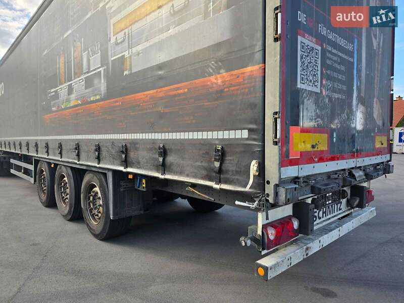 Тентований борт (штора) - напівпричіп Schmitz Cargobull SCS 24/L 2016 в Ковелі