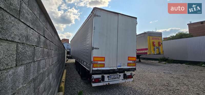Тентований борт (штора) - напівпричіп Schmitz Cargobull SCS 24/L 2007 в Івано-Франківську