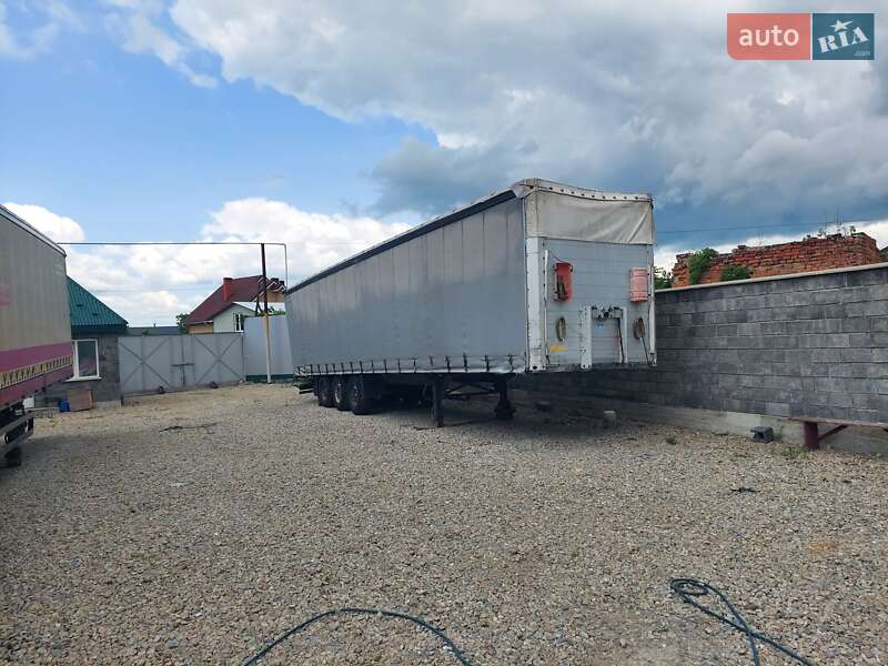 Тентований борт (штора) - напівпричіп Schmitz Cargobull SCS 24/L 2007 в Івано-Франківську