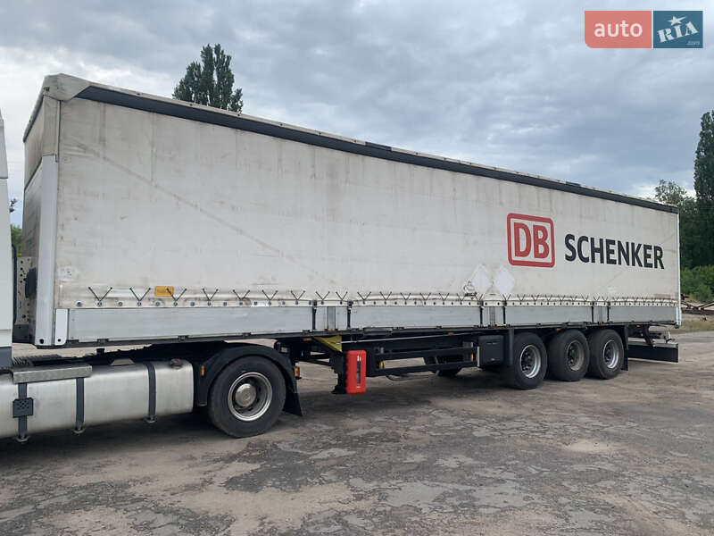 Тентований борт (штора) - напівпричіп Schmitz Cargobull SCS 24/L 2010 в Вінниці