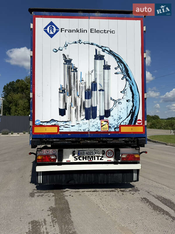 Тентованный борт (штора) - полуприцеп Schmitz Cargobull SCS 24/L 2005 в Виннице