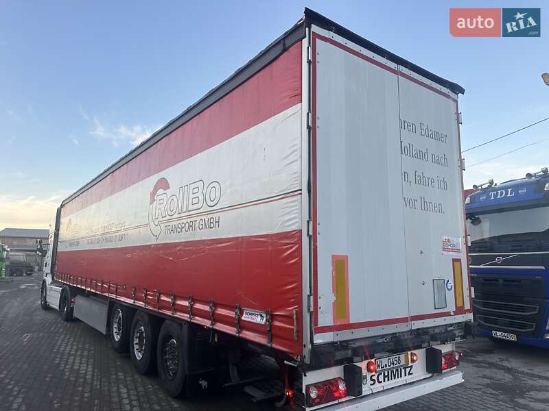 Тентованный борт (штора) - полуприцеп Schmitz Cargobull SCS 24/L 2014 в Калуше