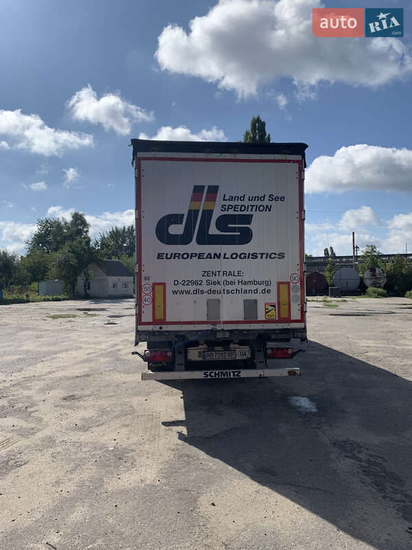 Тентованный борт (штора) - полуприцеп Schmitz Cargobull SCS 24/L 2012 в Виннице
